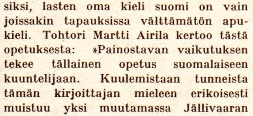 Pohjois-Ruotsin sorretut suomalaiset, Martti Airila, SK 17/1935