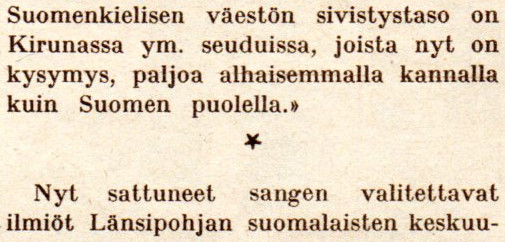 Pohjois-Ruotsin sorretut suomalaiset, kirkkoherra Vin Havas, SK 17/1935