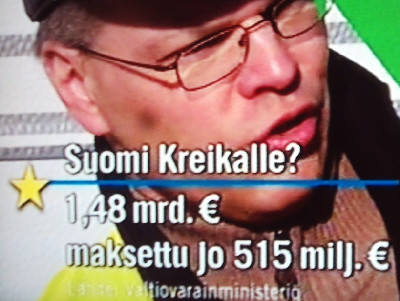 Kataisen hallituksen tuki Kreikalle
