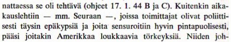 Kustaa Vilkuna, Sanan valvontaa, sivu 138